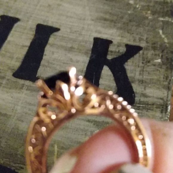 Double fair 18k rose gold ring - Picture 10 of 10